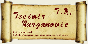 Tešimir Murganović vizit kartica